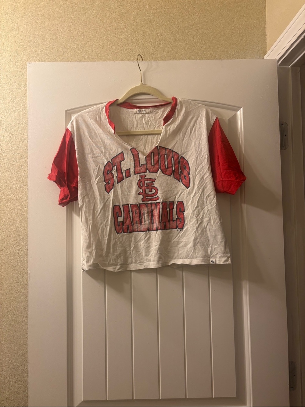 St. Louis Cardinals Red & White Women’s Short Sleeve Tee